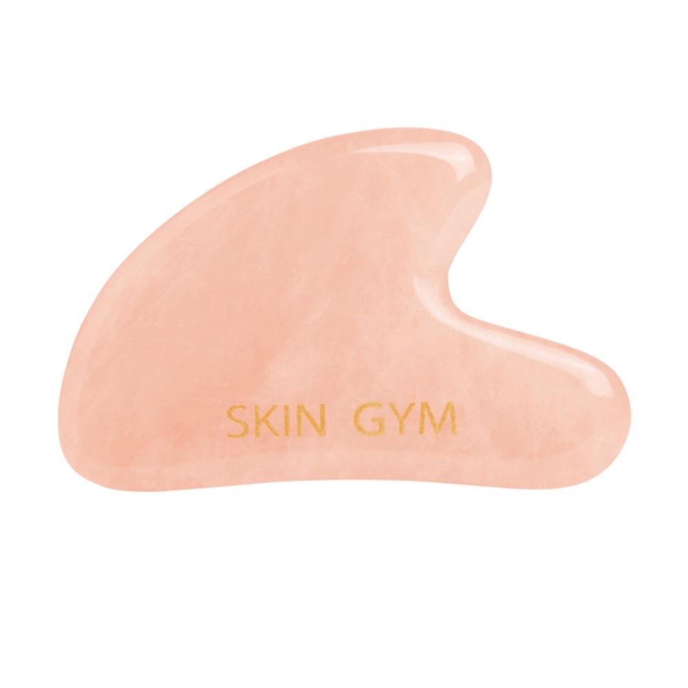 *NEVER USED* Skin Gym Rose Quartz Heart Gua Sha